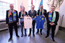 Delegationen der Slowakei und Ukraine zu Gast im Düsseldorfer Rathaus
