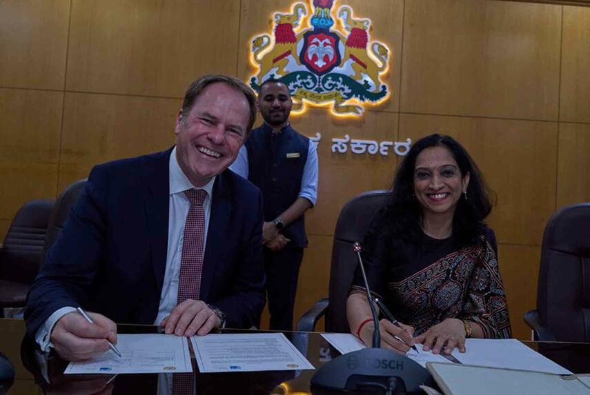 Indien-Reise: Vertiefung der Kooperation mit Karnataka