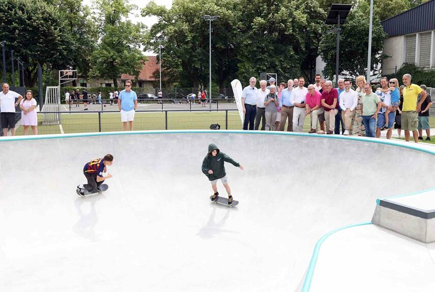 Ein neuer Skate-Spot in der Stadt und vieles mehr beim Funsport-Bereich im Campuspark