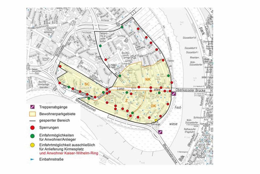 Rheinkirmes 2024: Infos für Anwohner und Anlieger